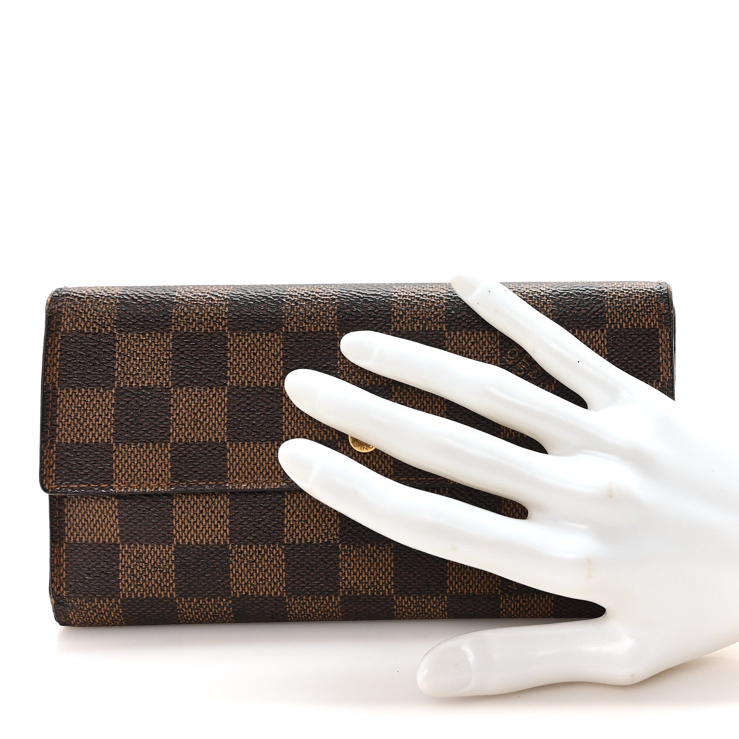 Louis Vuitton Damier Ebene Porte Tresor International Wallet 2 of 9