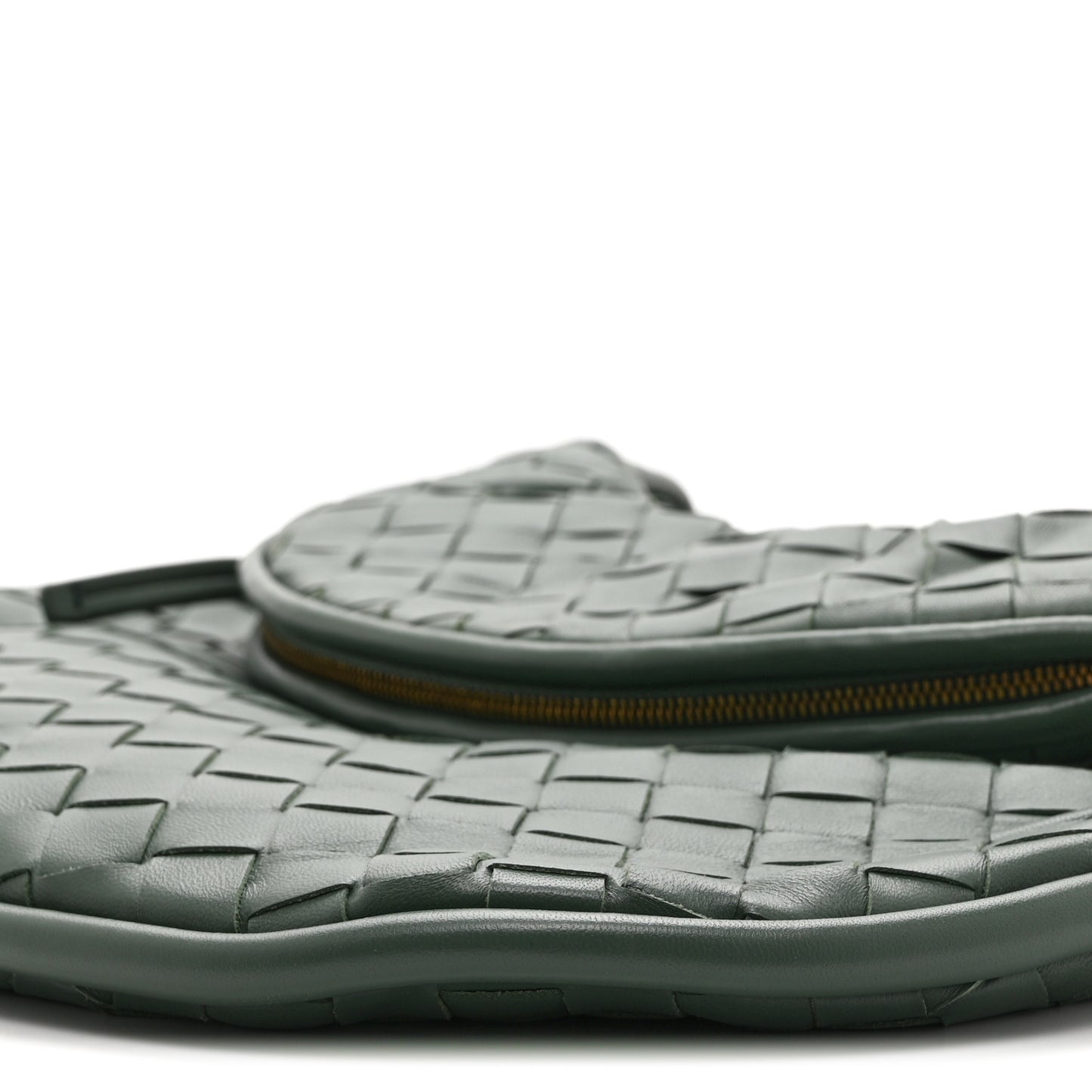 Nappa Intrecciato Medium Gemelli Aloe