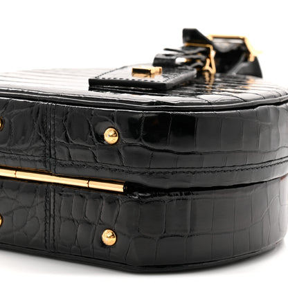 Louis Vuitton Crocodile Petite Boite Chapeau Black 9 of 9
