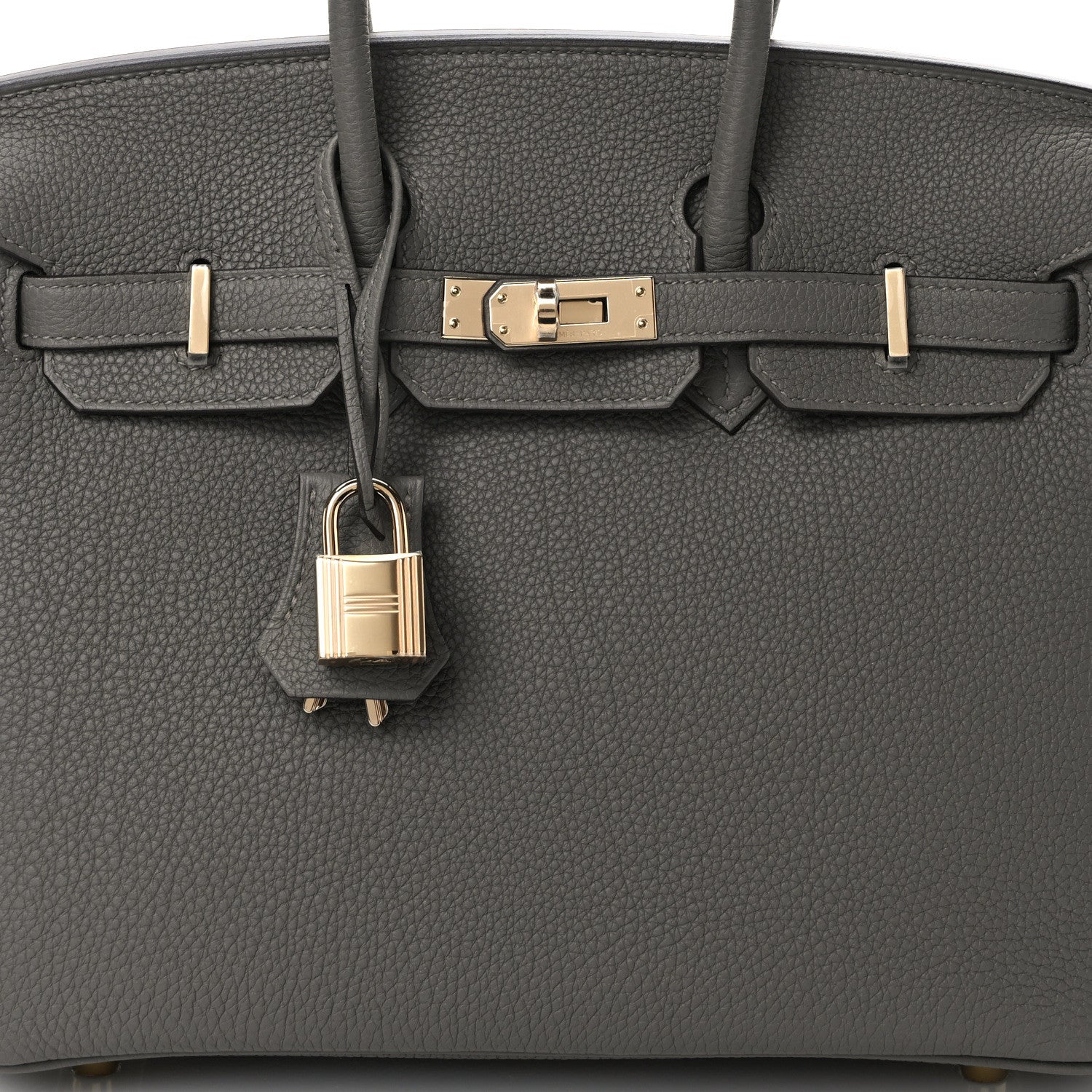 Hermes Togo Birkin 25 Gris Meyer 8 of 11