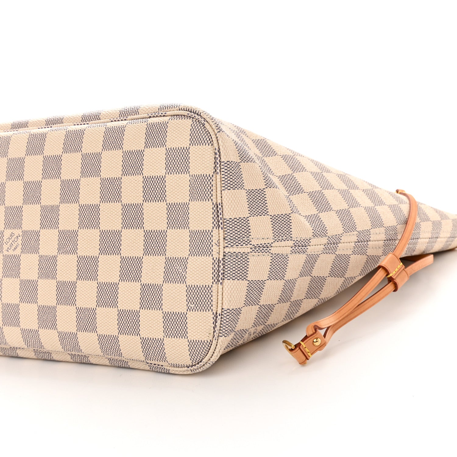 Louis Vuitton Damier Azur Neo Neverfull MM Rose Ballerine 10 of 16