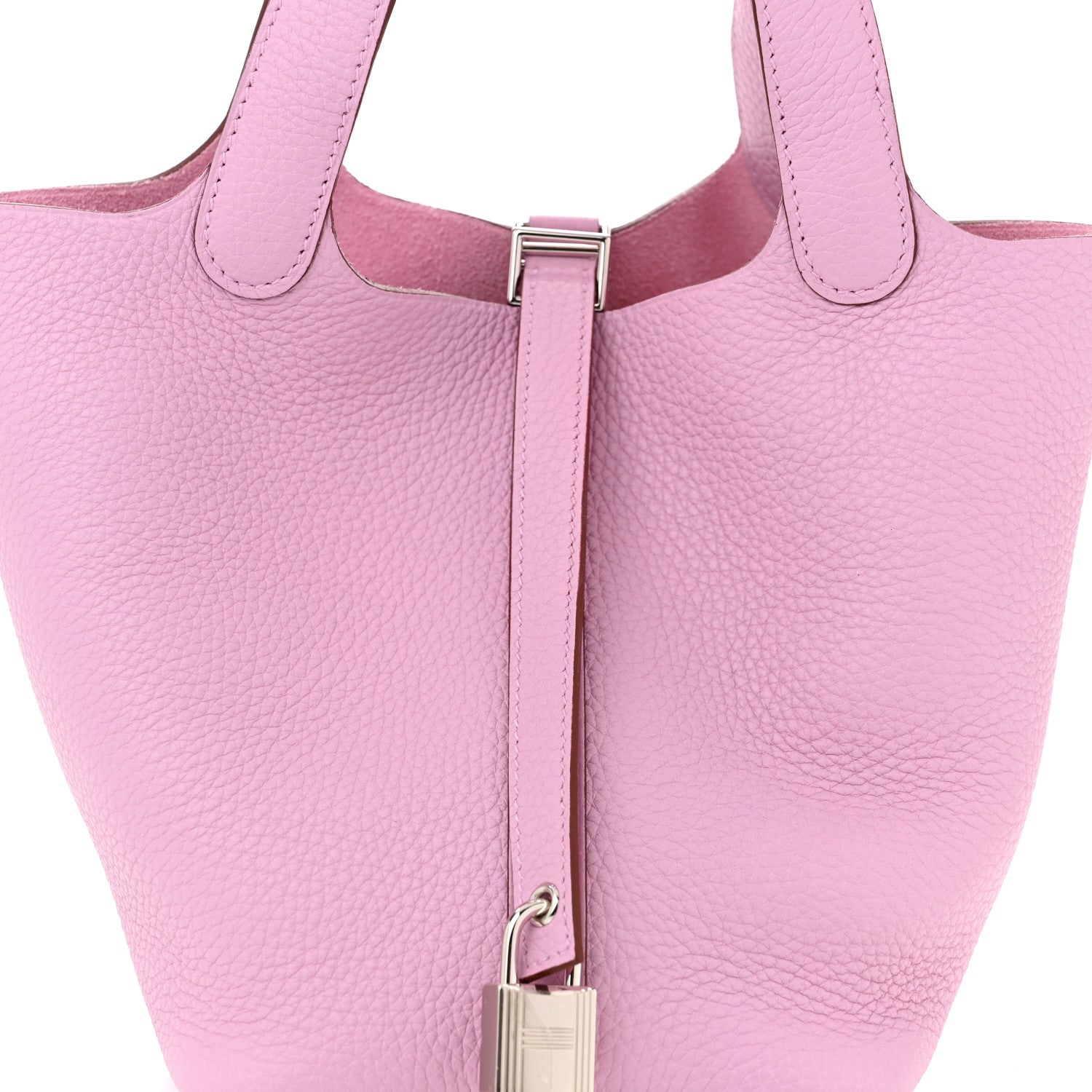 Hermes Taurillon Clemence Picotin Lock 18 PM Mauve Sylvestre 8 of 10