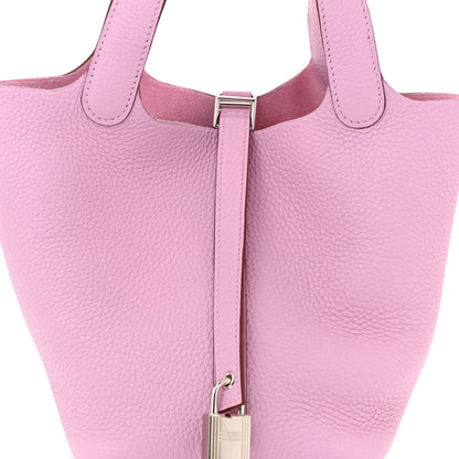 Hermes Taurillon Clemence Picotin Lock 18 PM Mauve Sylvestre 8 of 10