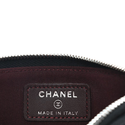 Chanel Lambskin Quilted Classic Zip Pouch Black 6 of 7