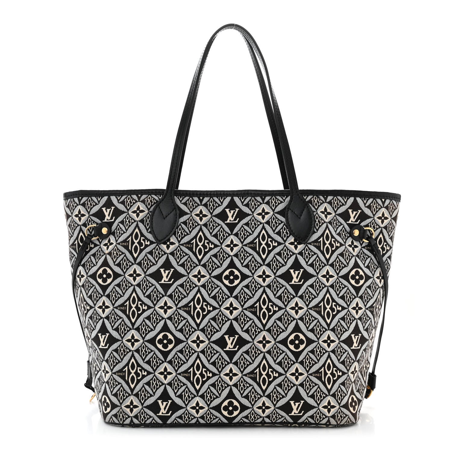 Louis Vuitton Jacquard Since 1854 Neverfull MM Grey 1 of 11