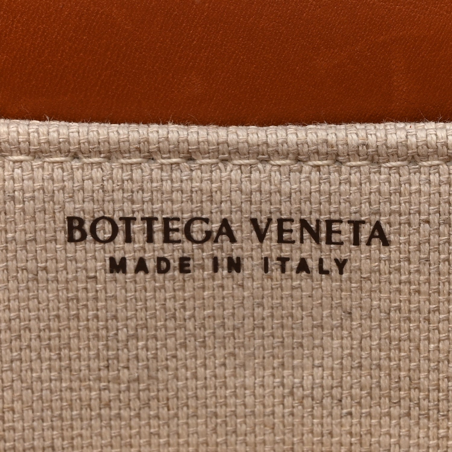 Bottega Veneta Washed Canvas Calfskin Small Andiamo Shoulder Bag Natural Light Wood 6 of 17