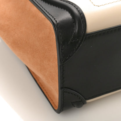 Celine Baby Grained Calfskin Nubuck Nano Tri-Color Luggage Light Taupe 7 of 8