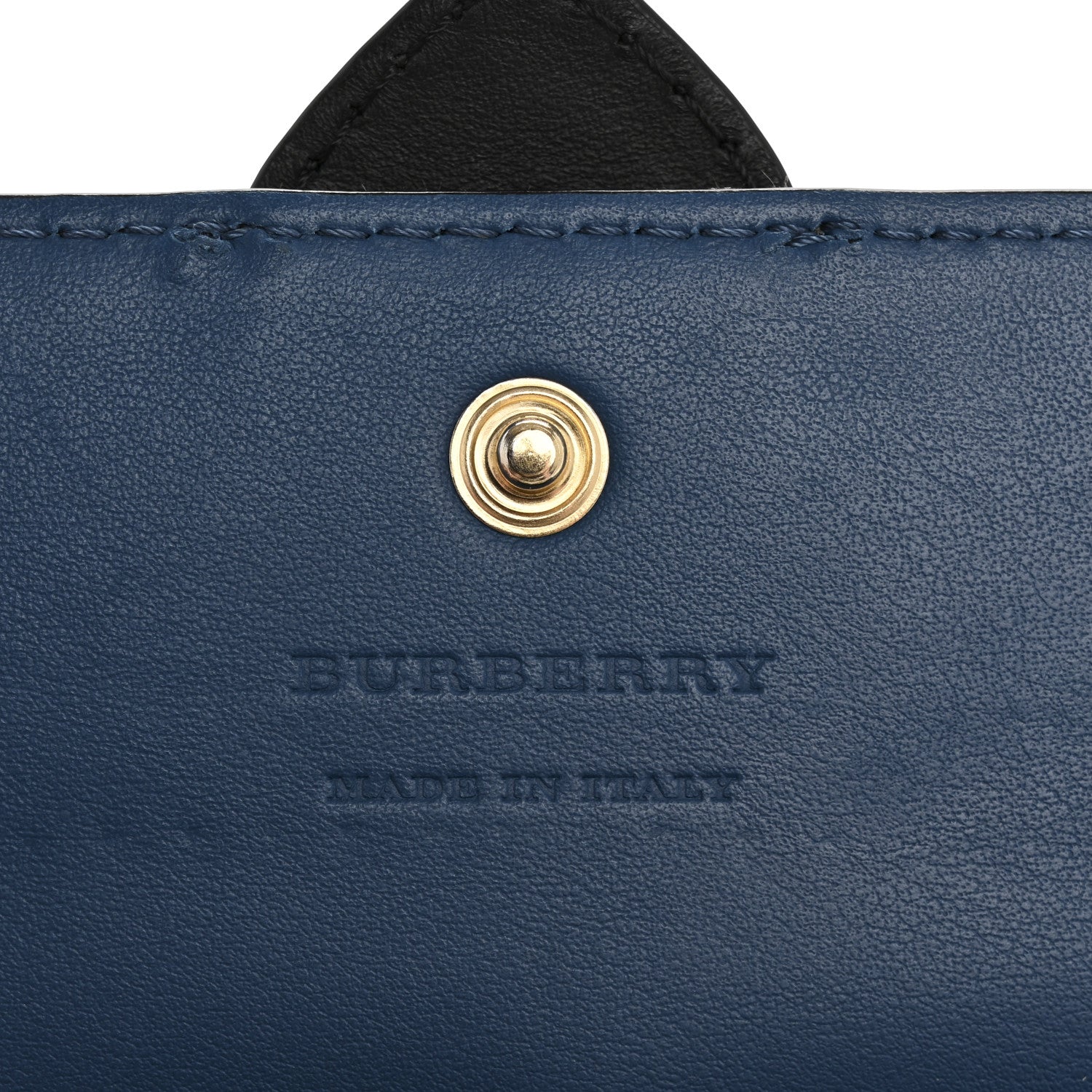 Burberry Snakeskin House Check Buckle Detail Flap Wallet Multicolor 5 of 11