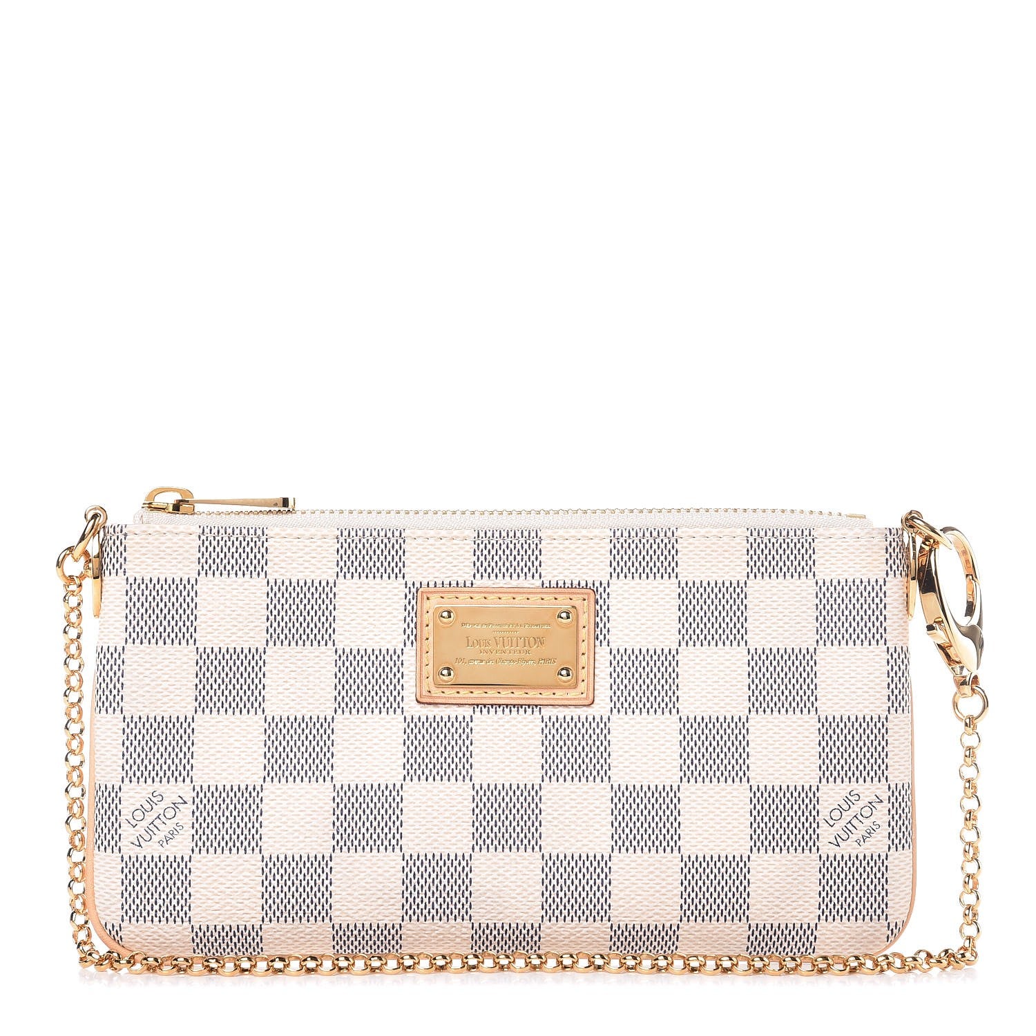 Louis Vuitton Damier Azur Pochette Milla MM 1 of 7