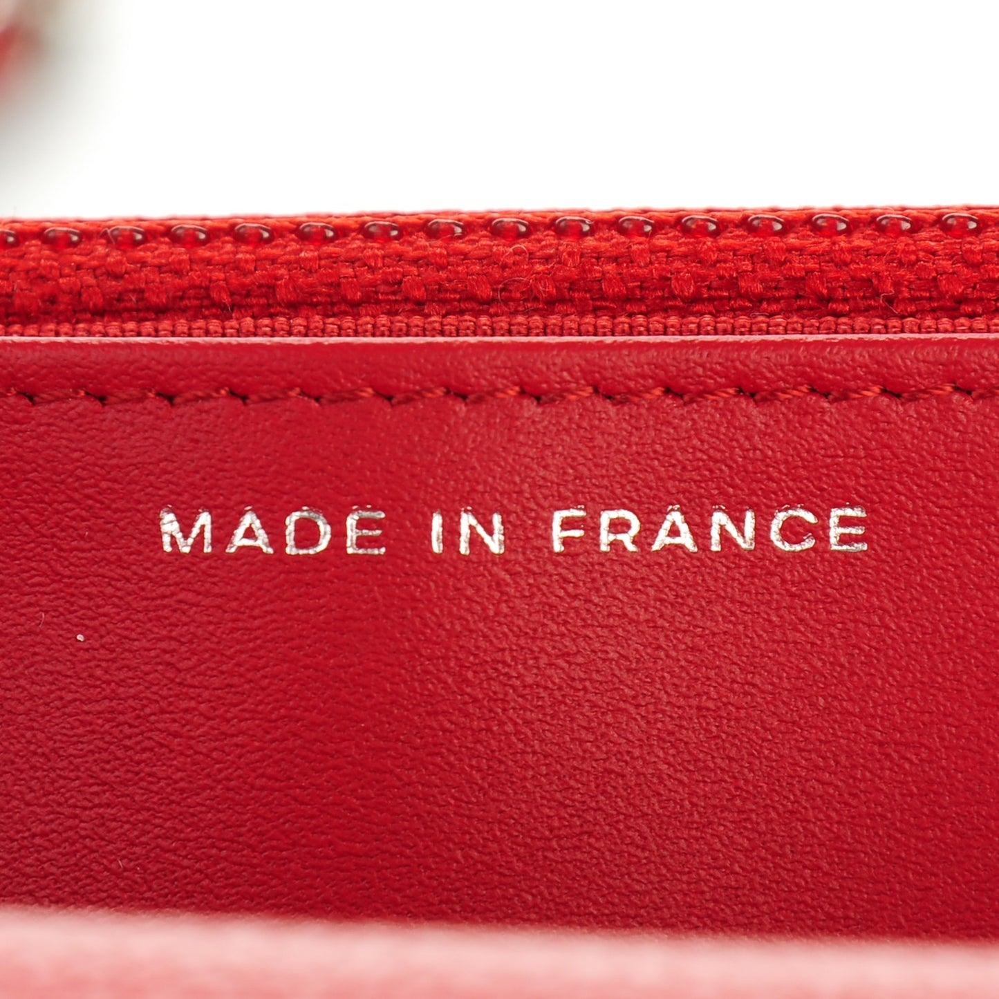 Caviar Quilted Wallet On Chain WOC Dark Red