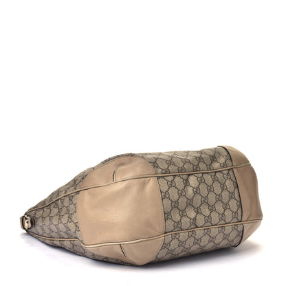 Gucci GG Supreme Monogram Medium Nice Hobo Beige 3 of 5