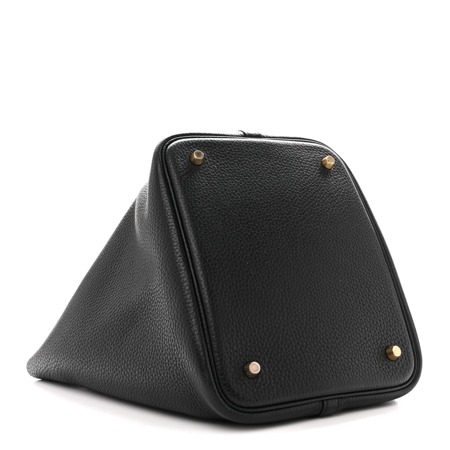 Hermes Taurillon Clemence Picotin Lock 22 MM  Black 4 of 15