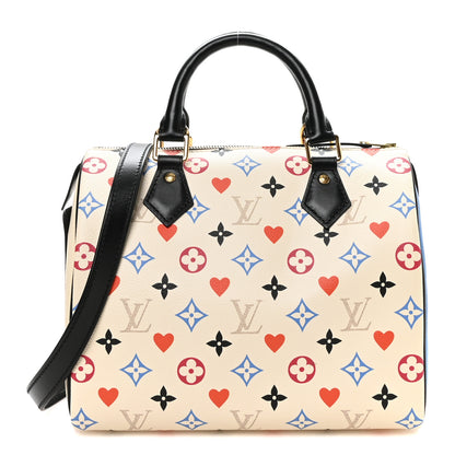 Louis Vuitton Game On Speedy Bandouliere 25 White 1 of 11