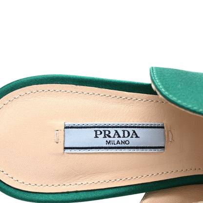 Prada Raso 90mm Slide Sandals 37 Mango 8 of 8