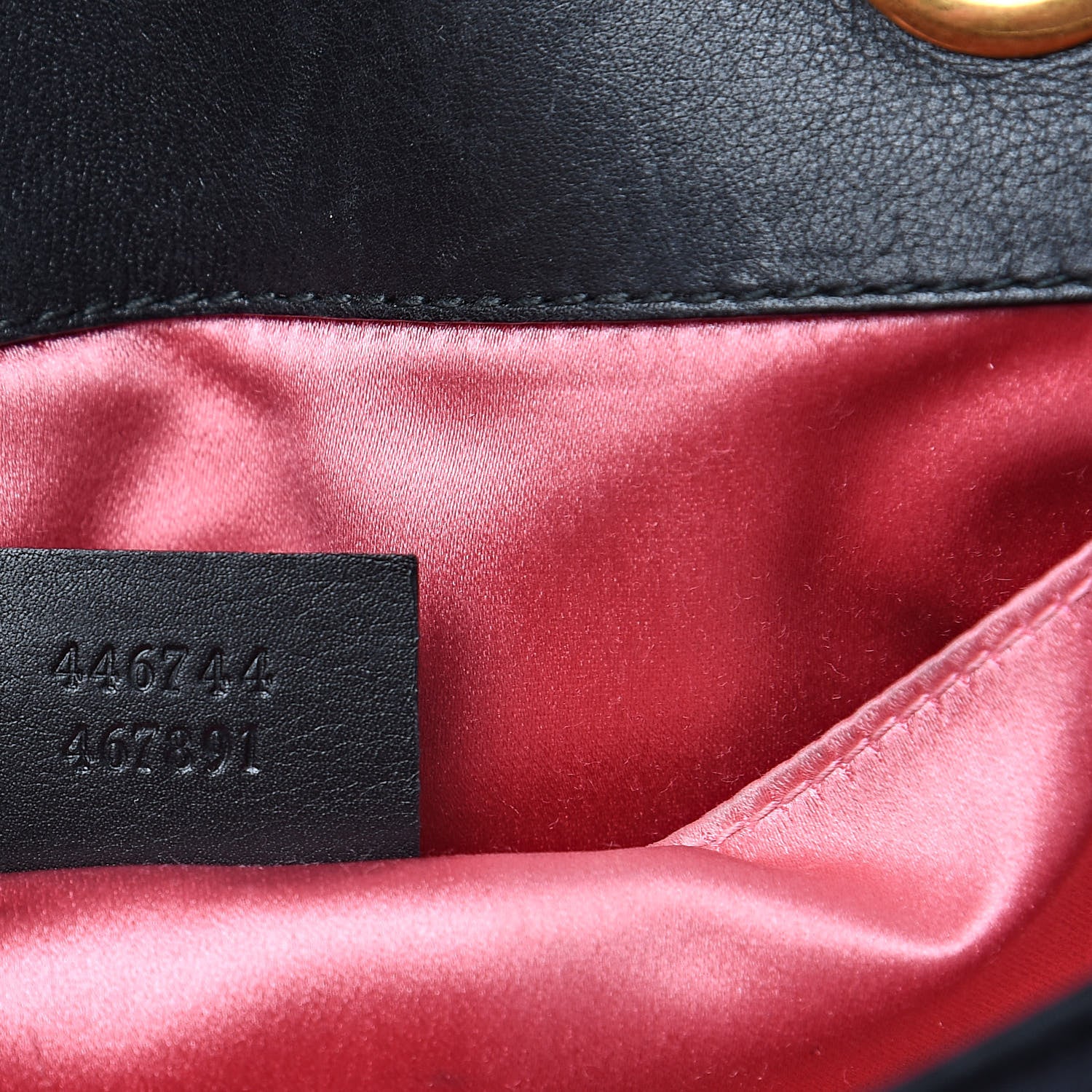 Gucci Velvet Matelasse Mini GG Marmont Shoulder Bag Black 7 of 12