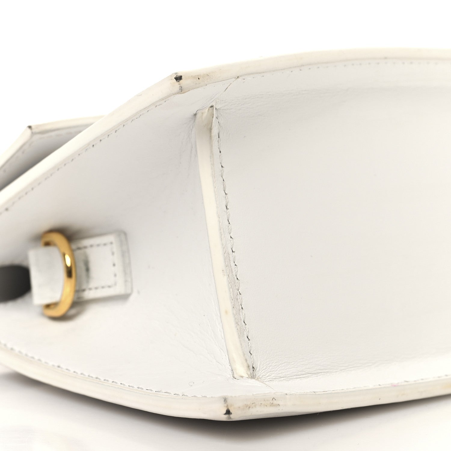Jacquemus Smooth Calfskin Le Chiquito Moyen White 8 of 13