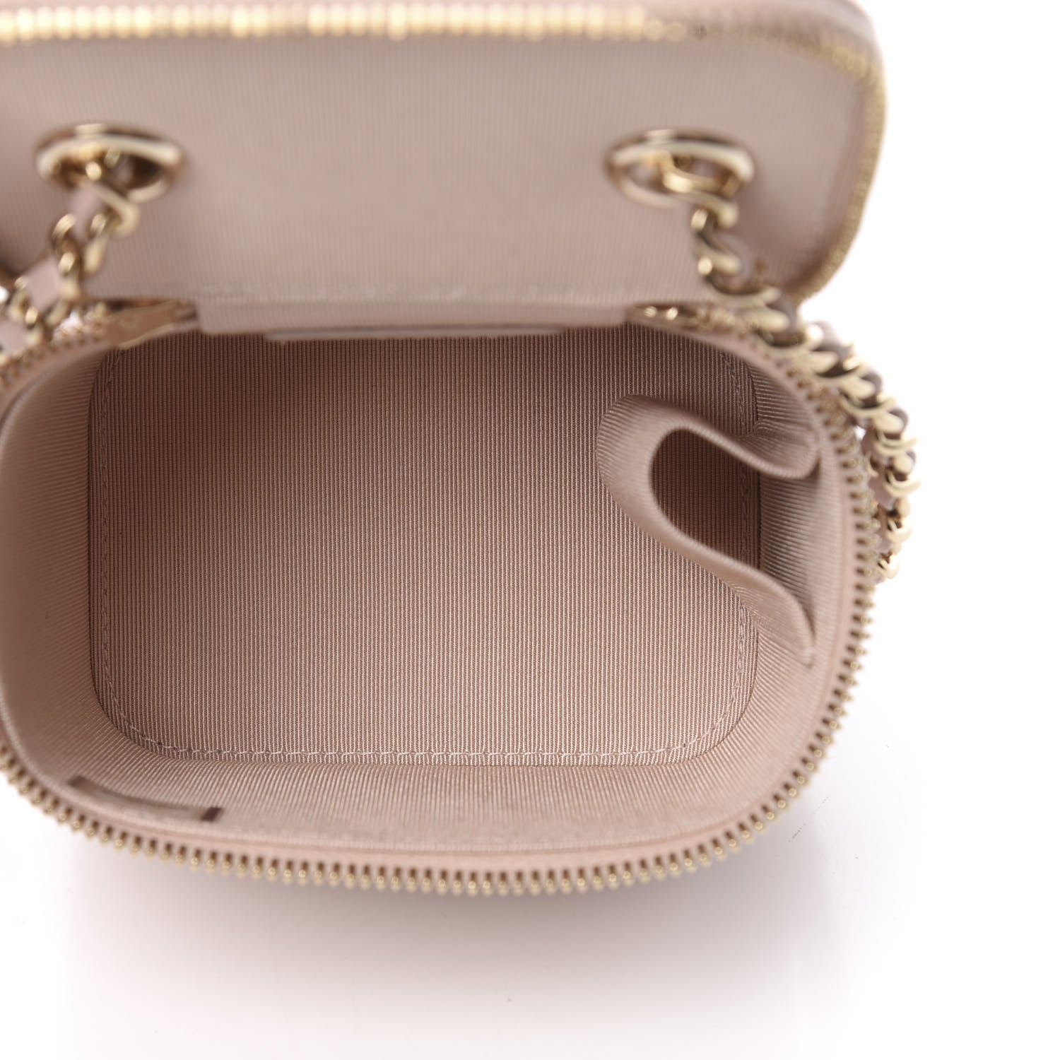 Chanel Caviar Quilted Mini Vanity Case With Chain Light Pink 5 of 11