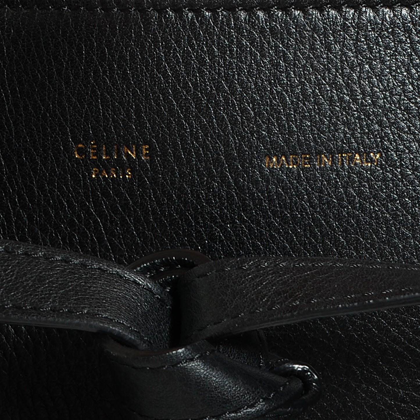 Soft Grained Calfskin Small Cabas Phantom Black
