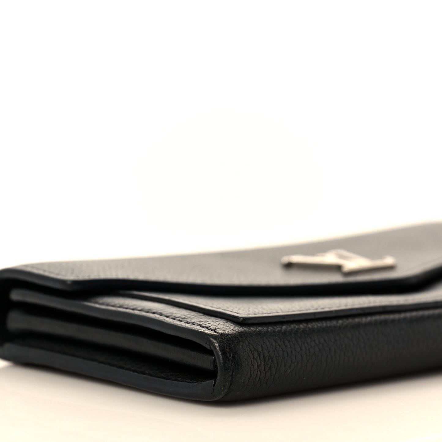 Soft Calfskin My Lockme Wallet Black