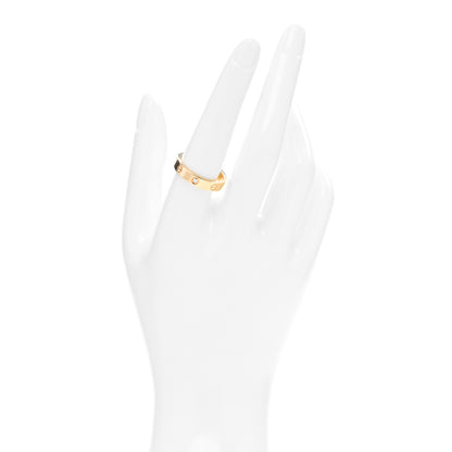 Cartier 18K Yellow Gold Diamond 4mm LOVE Wedding Band Ring 59 8.75 2 of 5