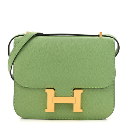 Hermes Epsom Constance 18 Vert Criquet 1 of 12