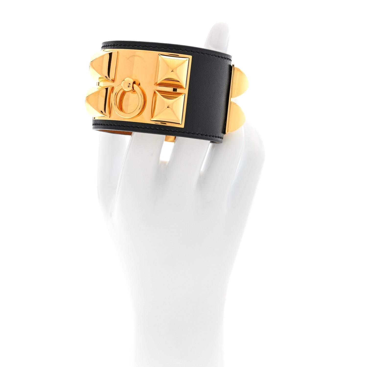 Hermes Box Collier de Chien CDC Bracelet T2 Black 2 of 5