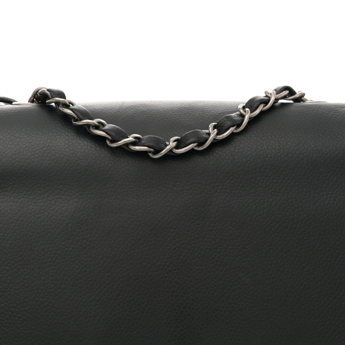 Caviar Quilted All About Flap Bag Black