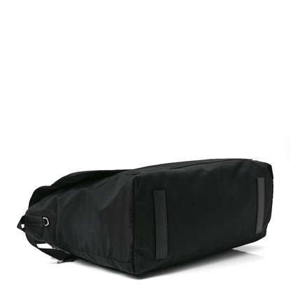 Prada Tessuto Nylon Saffiano Racing Logo Messenger Bag Black 4 of 13