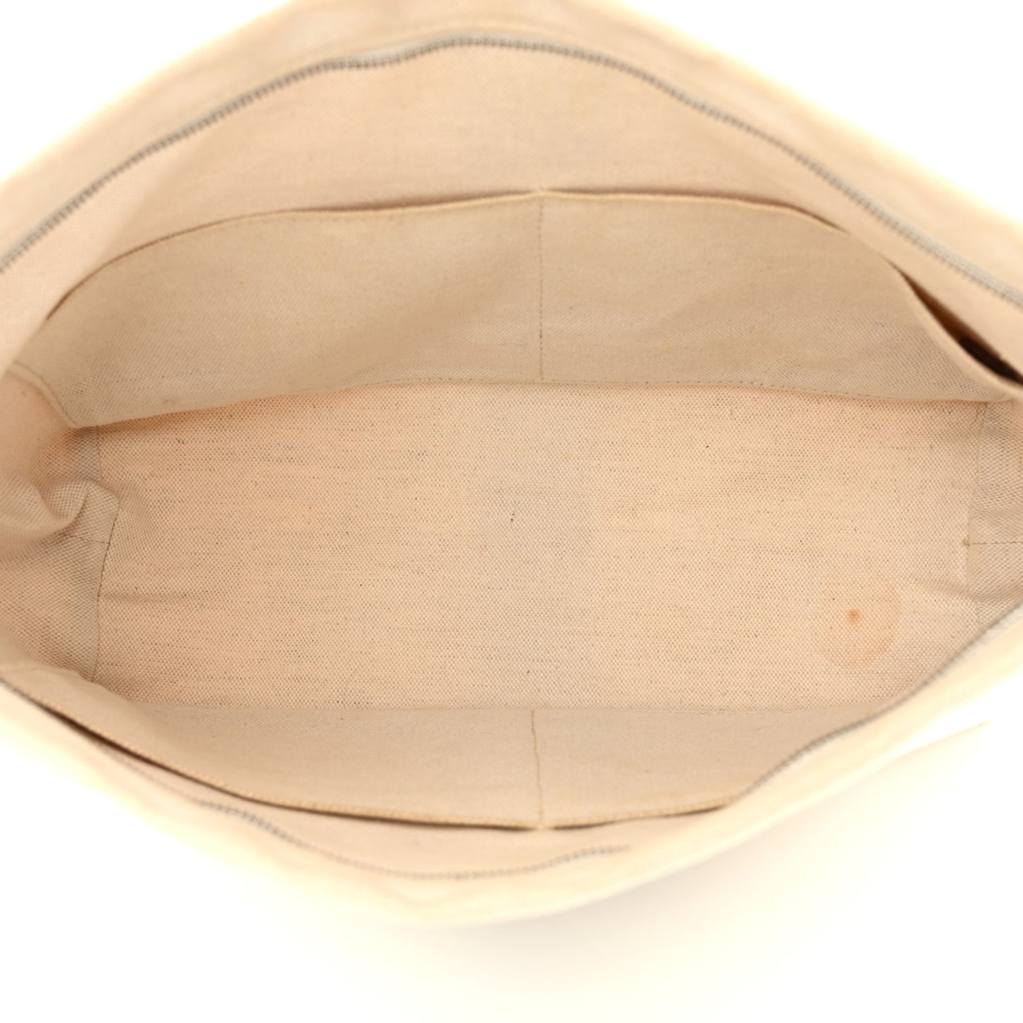 Canvas Necessaire Organizer Pouch Off White