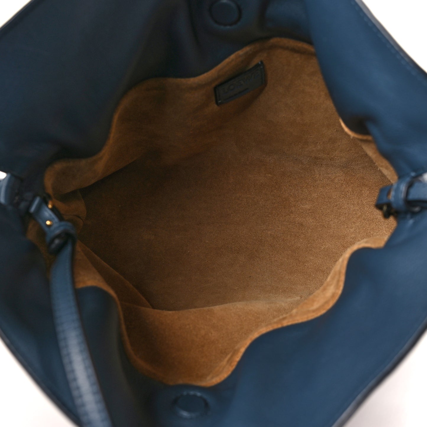 Calfskin Small Flamenco Knot Bag Indigo