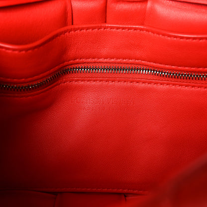 Bottega Veneta Lambskin Maxi Intreccio Padded Chain Cassette Crossbody Bag Nail Polish 6 of 12