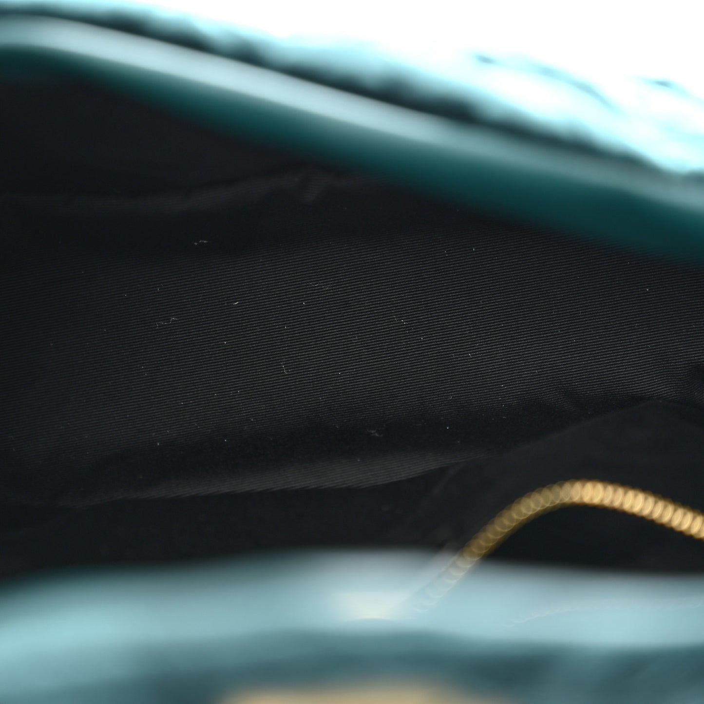 Crushed Velvet Quilted Small Loulou Puffer Monogram Chain Satchel Emerald Vert