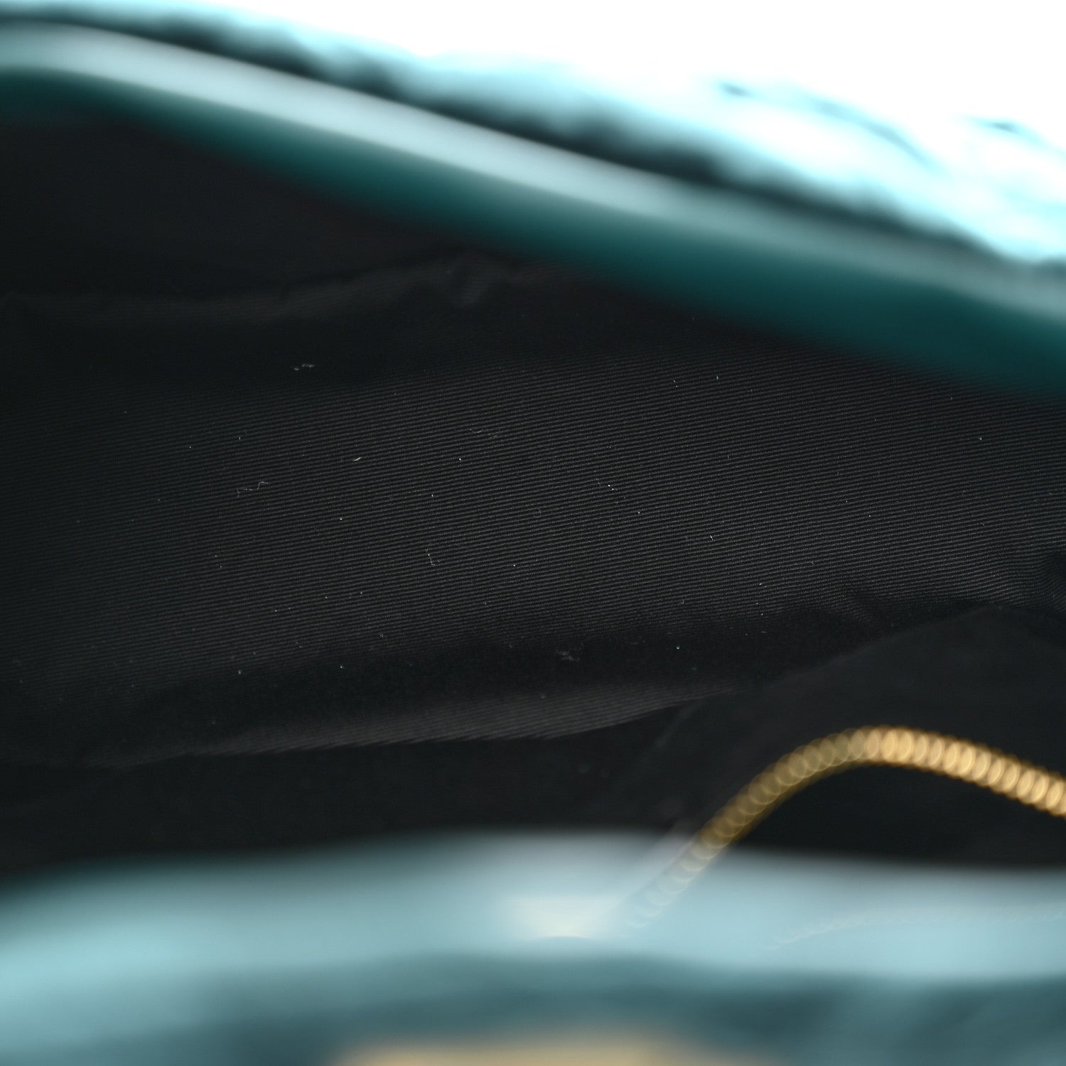 Saint Laurent Crushed Velvet Quilted Small Loulou Puffer Monogram Chain Satchel Emerald Vert 5 of 10