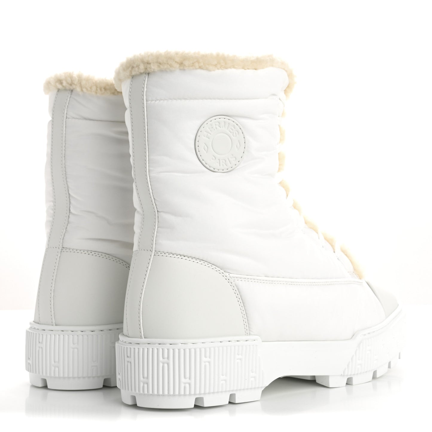 Parachute Shearling Fresh Ankle Boots 39.5 White Ecru