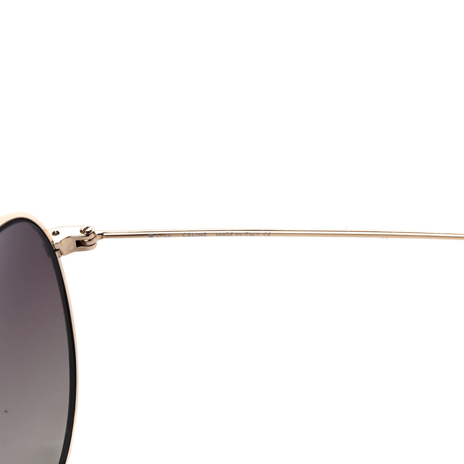 Celine Aviator Sunglasses CL 400620/S Gold 5 of 9