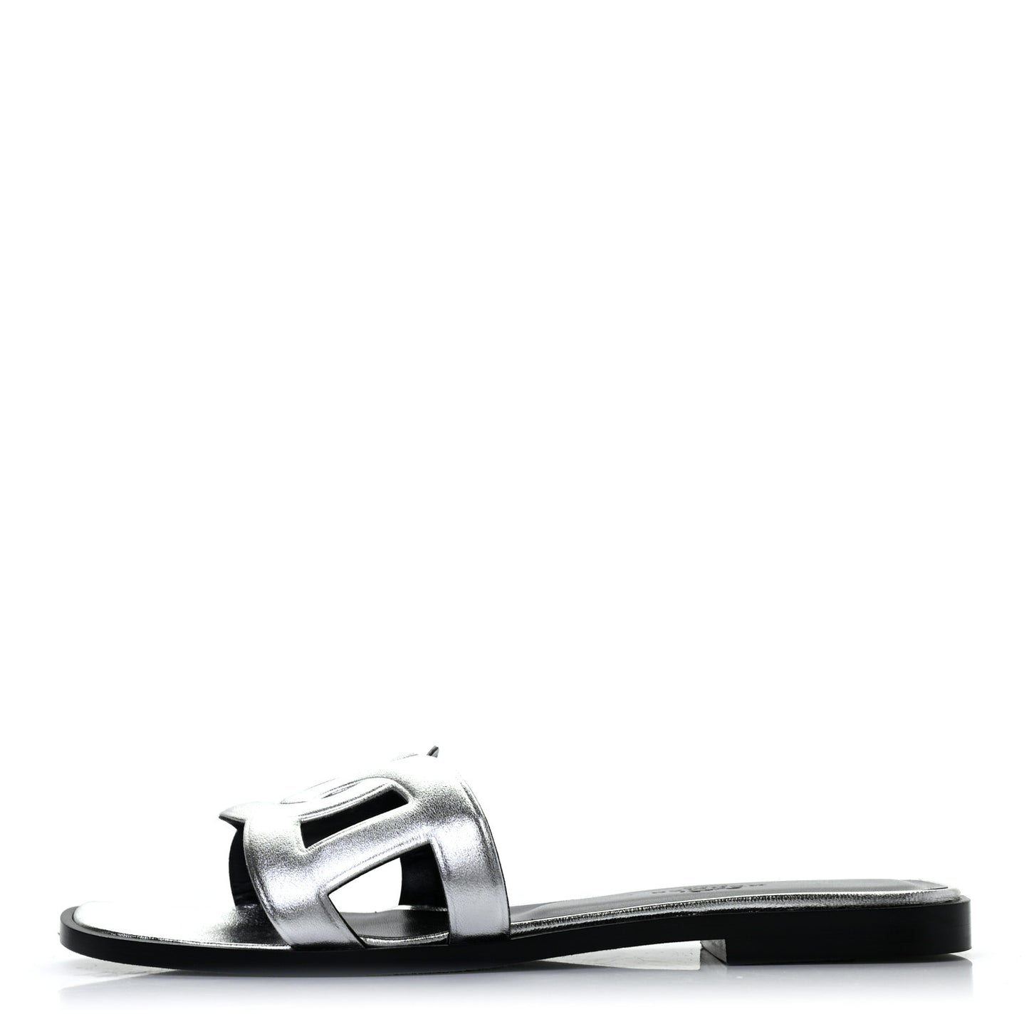 Metallic Nappa Omaha Sandals 36 Argent