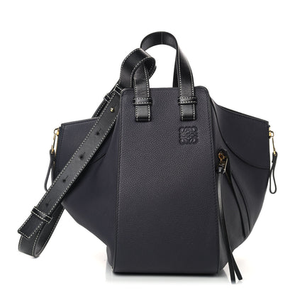 Loewe Calfskin Small Hammock Shoulder Bag Midnight Blue Black 1 of 9