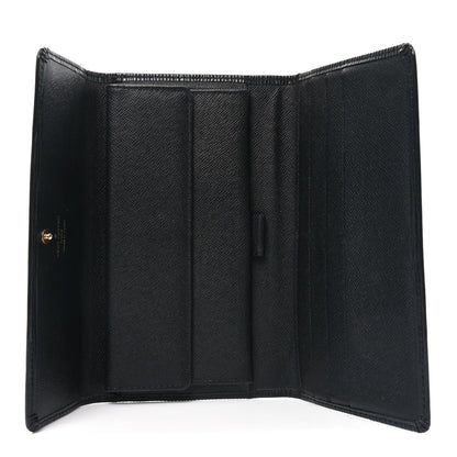 Louis Vuitton Epi Porte Tresor International Wallet Black 5 of 6