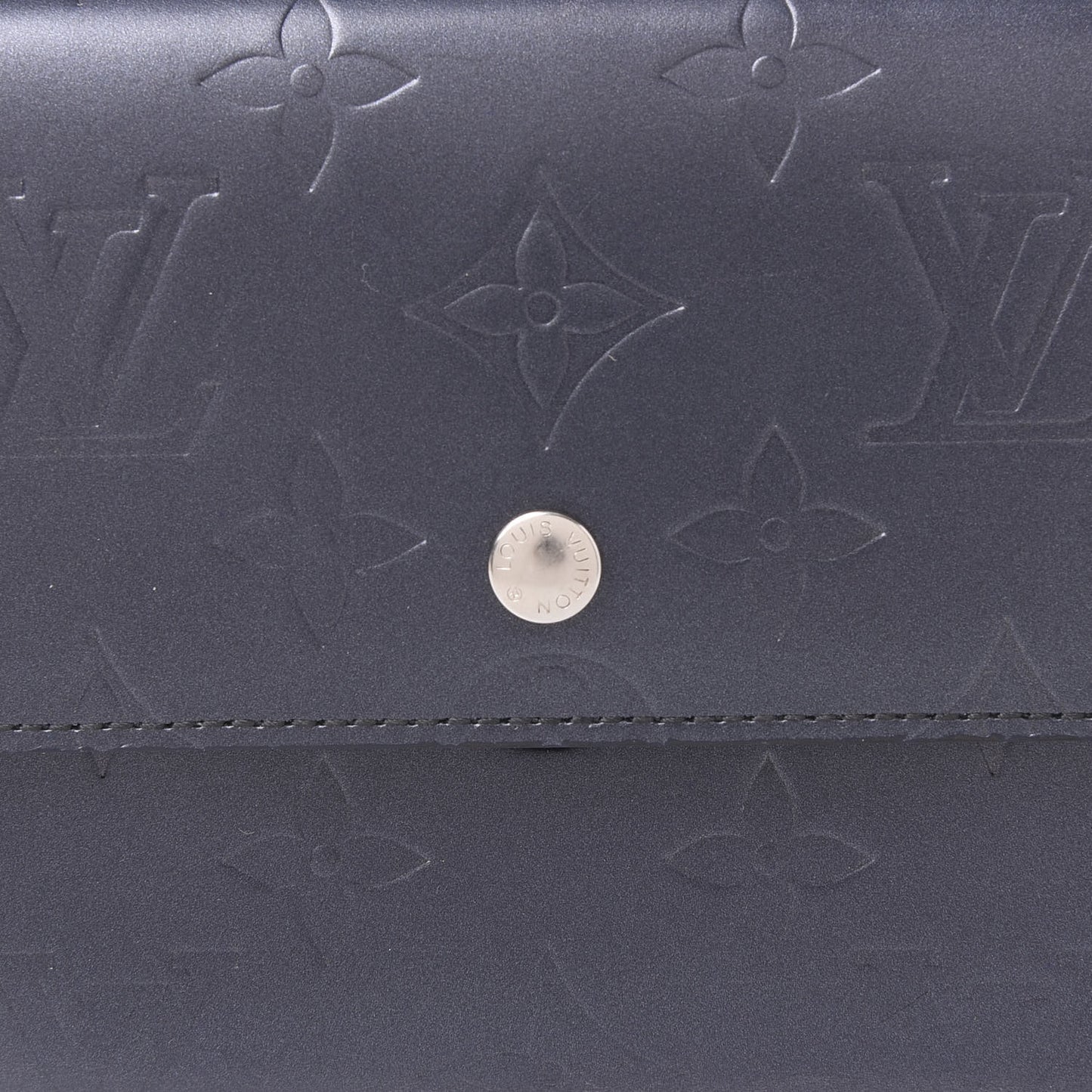 Mat Monogram Porte Tresor International Wallet Blue