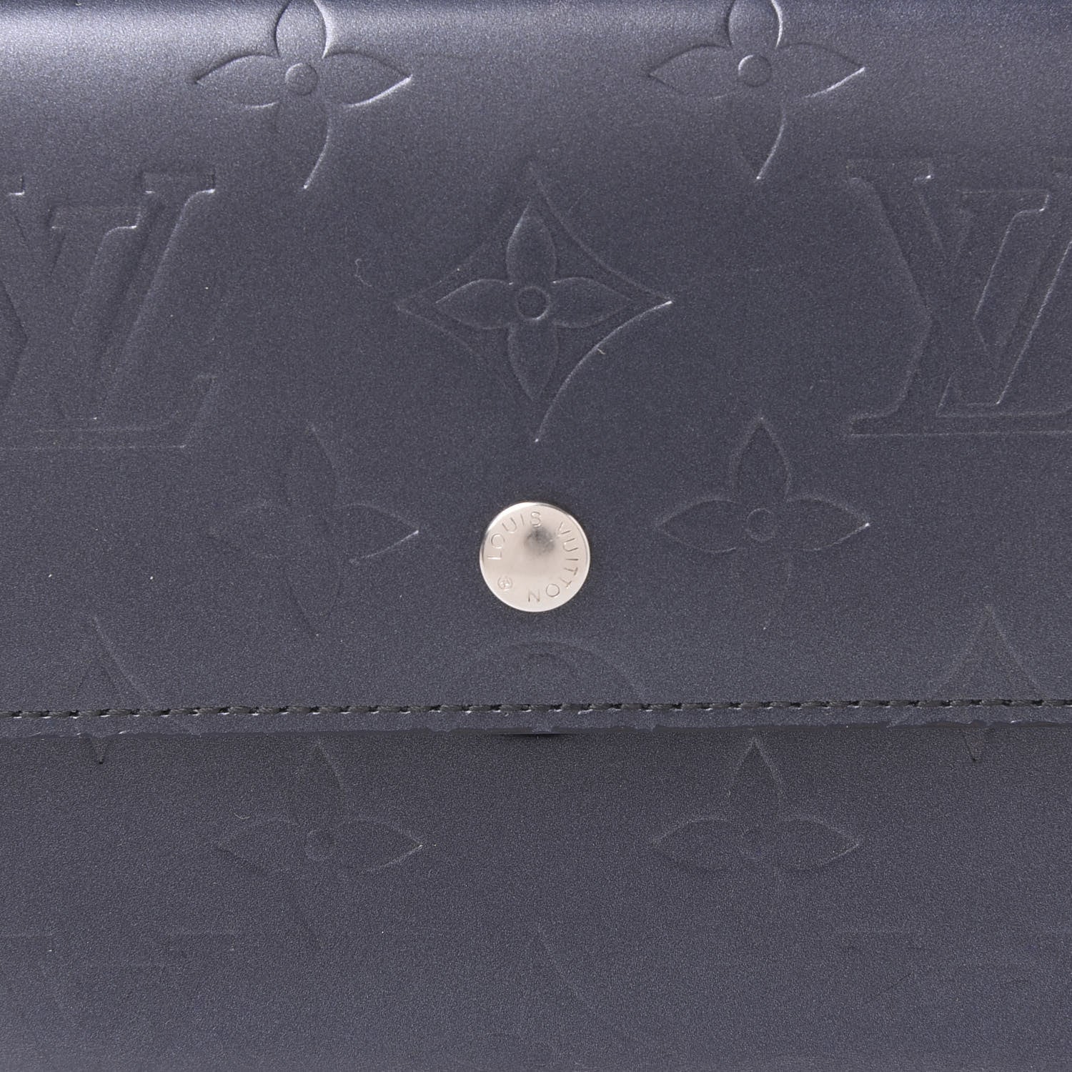 Louis Vuitton Mat Monogram Porte Tresor International Wallet Blue 8 of 8