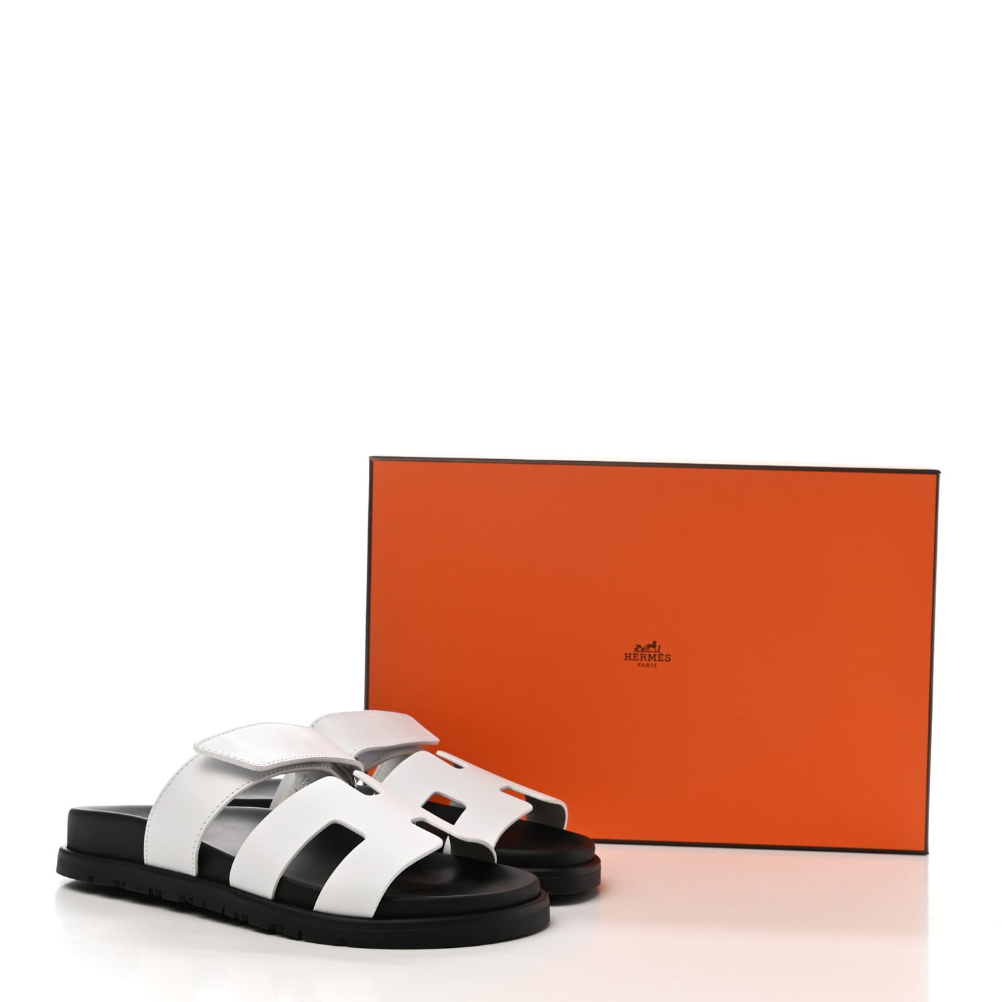 Calfskin Womens Chypre Sandals 35.5 White