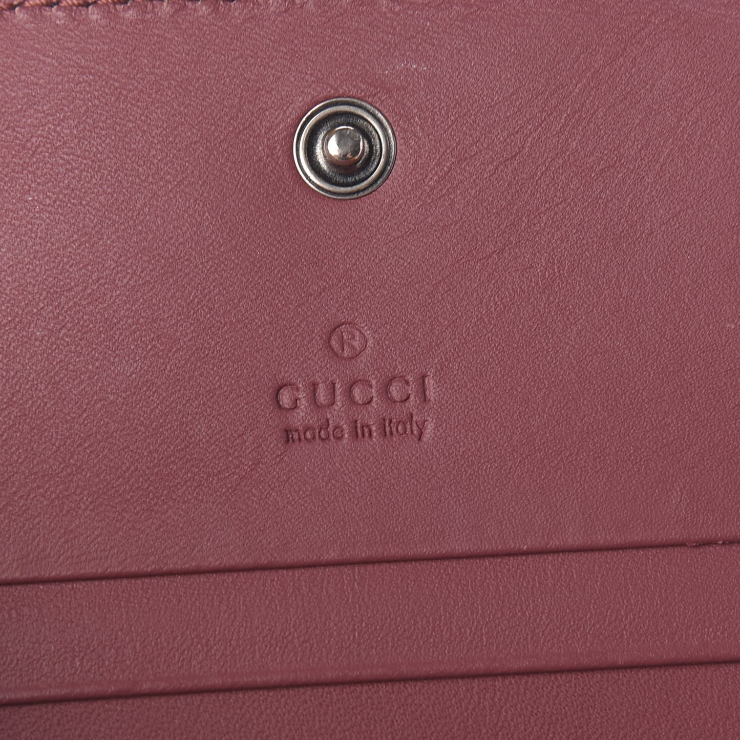 GG Supreme Monogram Blooms Card Case Beige Multicolor Dry Rose
