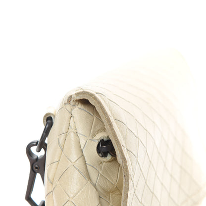 Bottega Veneta Nappa Intrecciato Mini Messenger Bag White 13 of 14