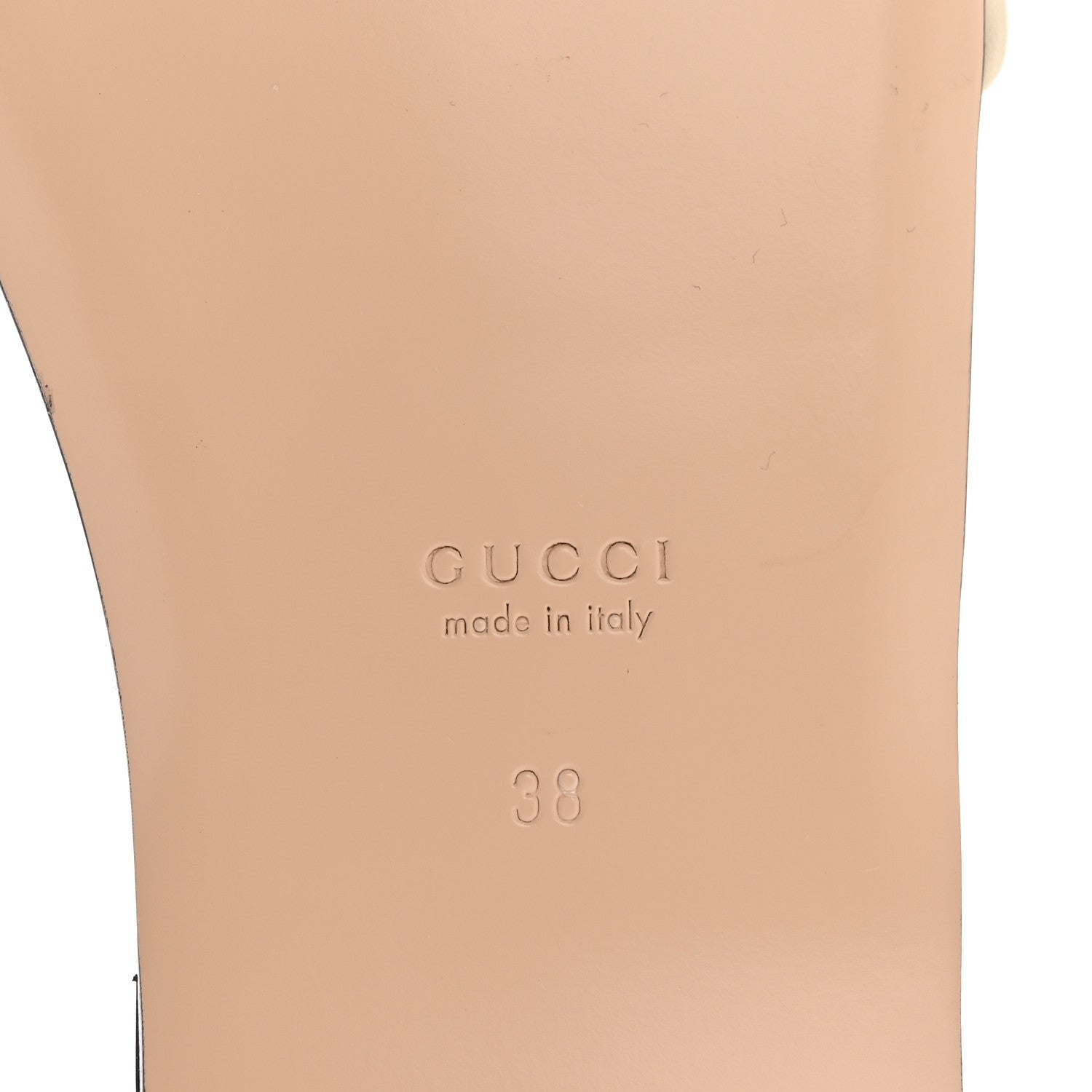 Gucci Nappa Matelasse GG Marmont Flat Slide Sandals 38 New Ivoire 7 of 10