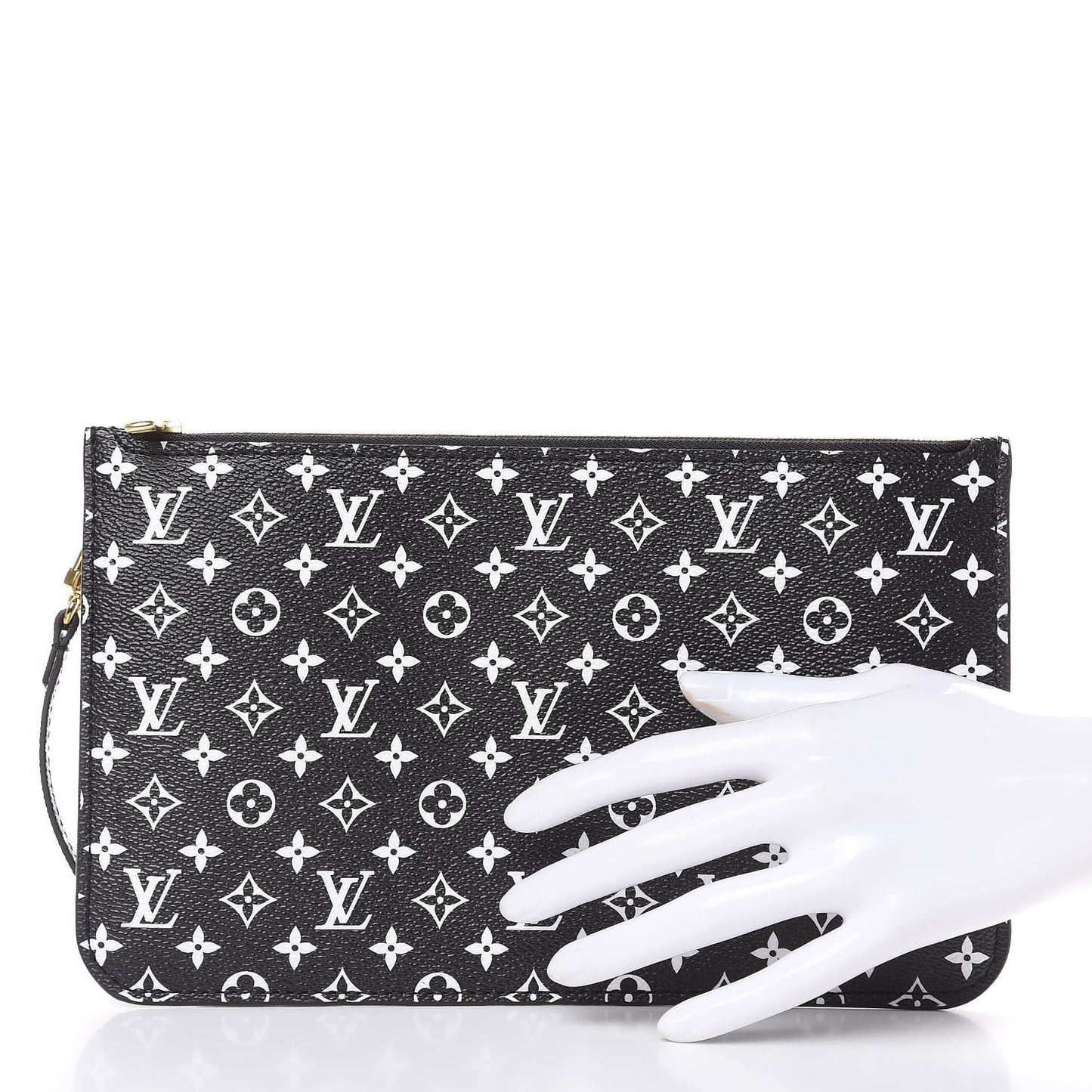 Monogram Giant Jungle Neverfull MM GM Pochette Black