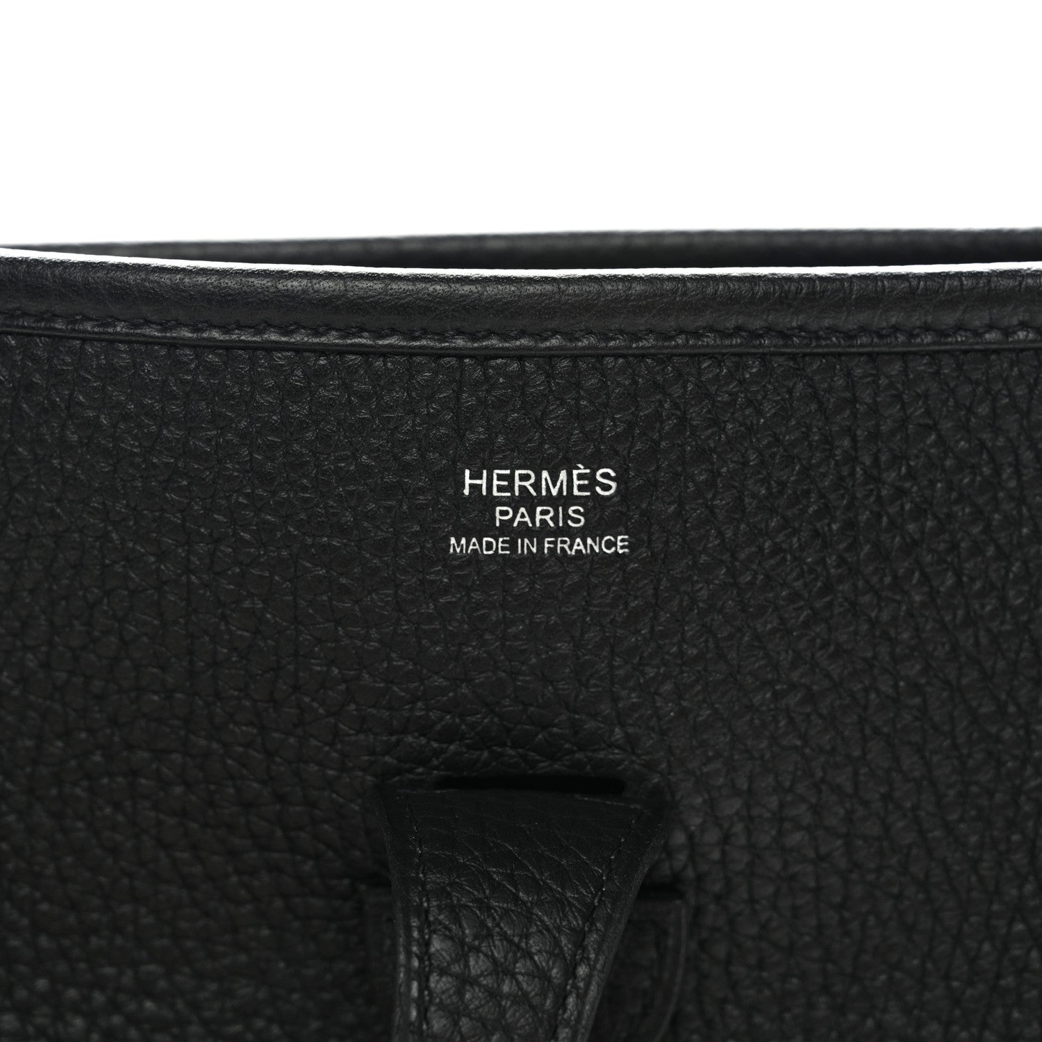 Hermes Taurillon Clemence Evelyne TPM Black 6 of 11
