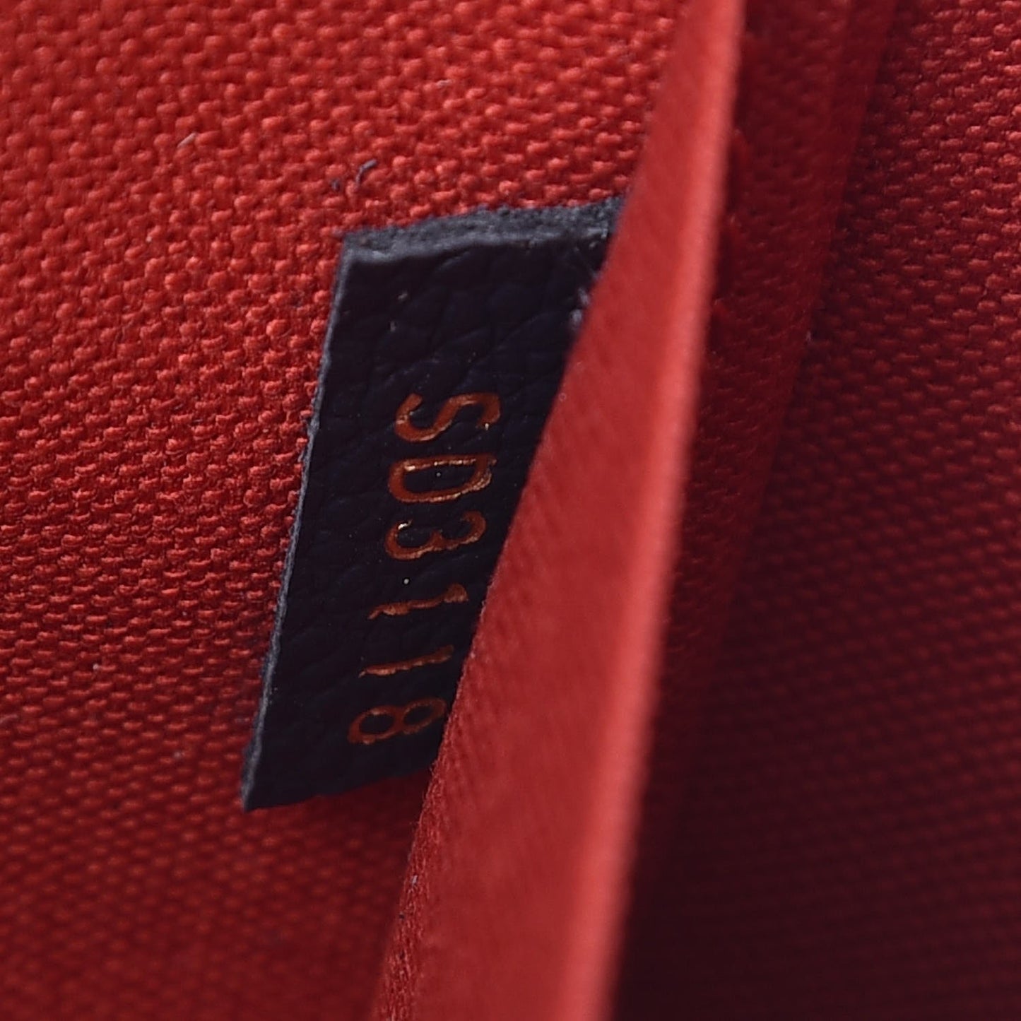 Empreinte Pochette Felicie Chain Wallet Marine Rouge