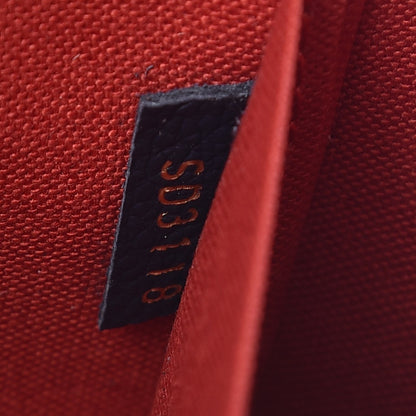 Louis Vuitton Empreinte Pochette Felicie Chain Wallet Marine Rouge 8 of 10