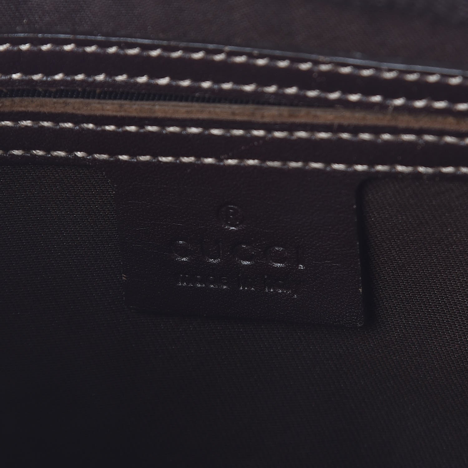 Gucci GG Supreme Monogram Belt Bag Dark Brown 6 of 10