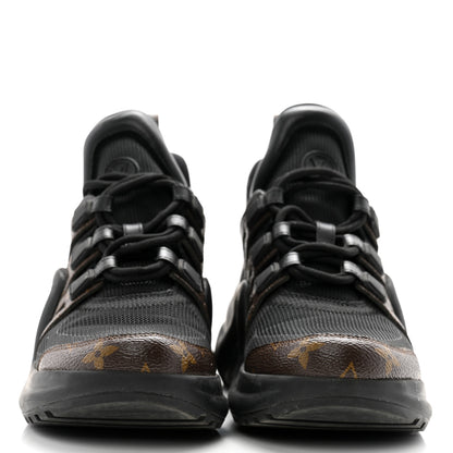 Louis Vuitton Calfskin Patent Monogram LV Archlight Sneakers 38 Black 2 of 10